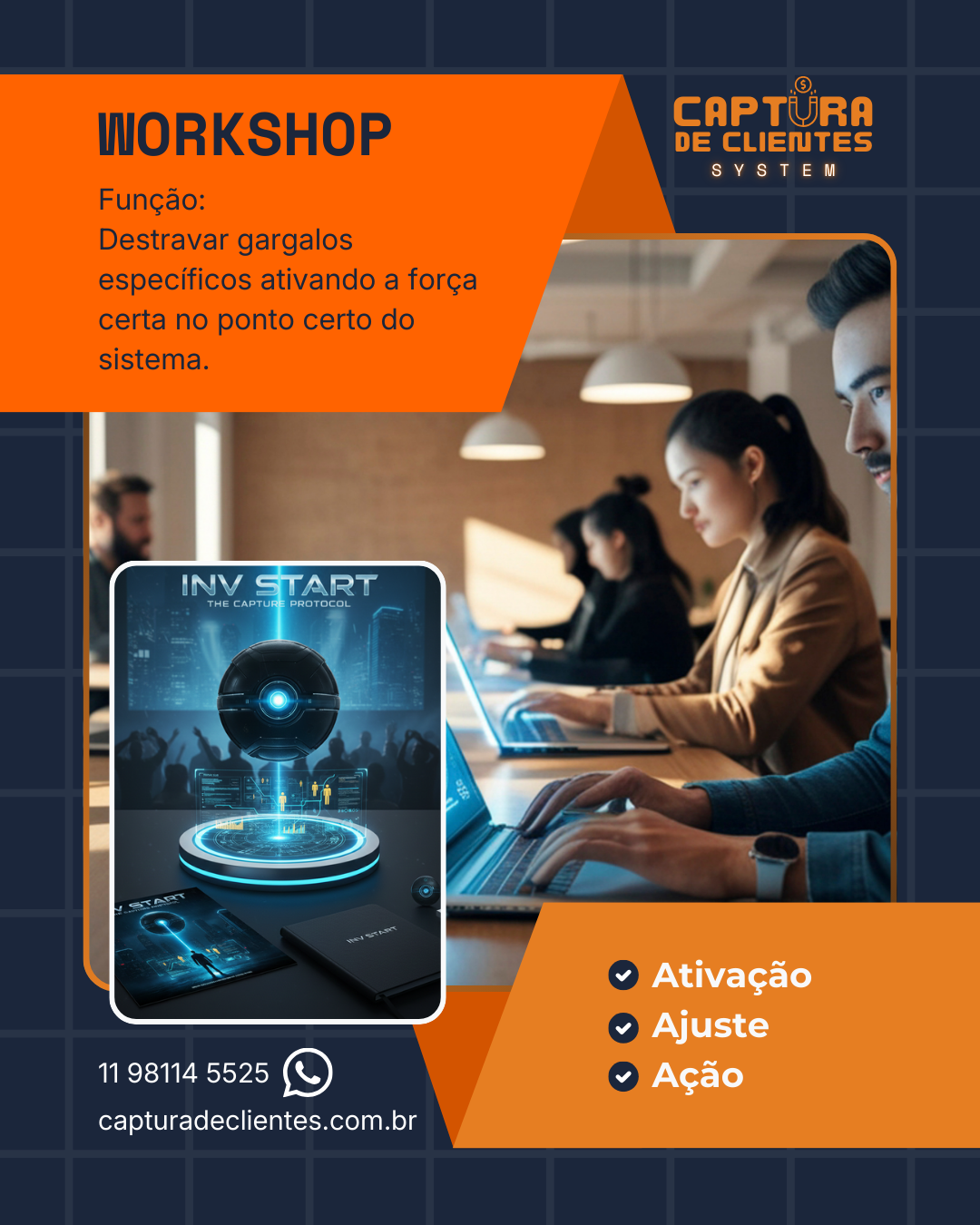Workshop Marketing que Vende workshop captura de clientes e vendas online