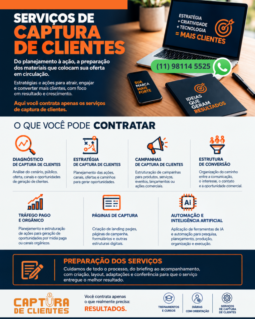 serviços captura de clientes